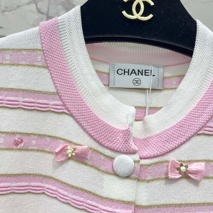 CHANEL 25S SHORT-SLEEVE CARDIGAN STYLE 111