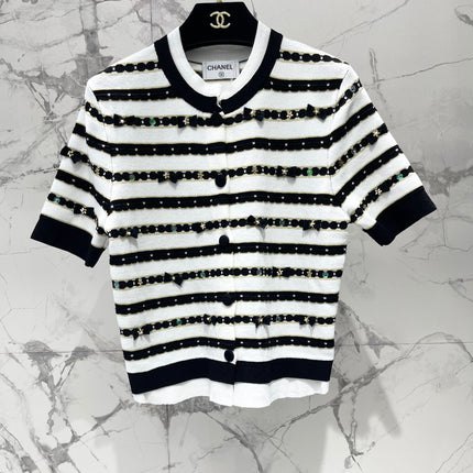 CHANEL 25S SHORT-SLEEVE CARDIGAN STYLE 106