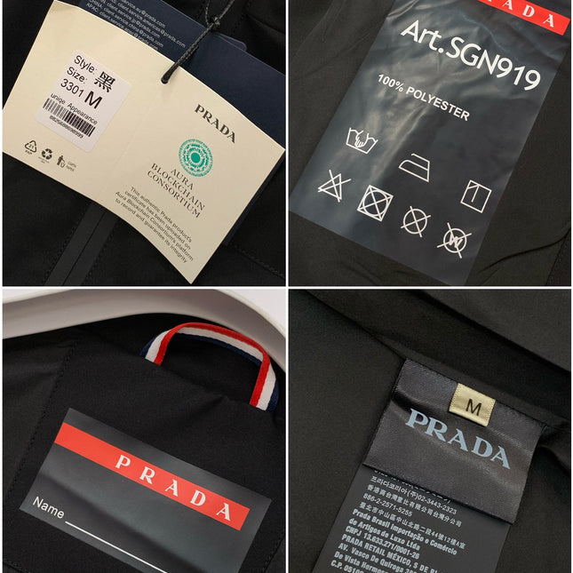 PRADA HOODED JACKET STYLE 44