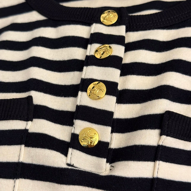 CELINE 25S STRIPED TANK TOP 0115