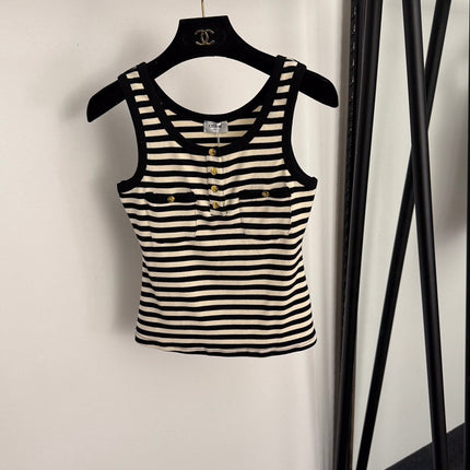 CELINE 25S STRIPED TANK TOP 0115