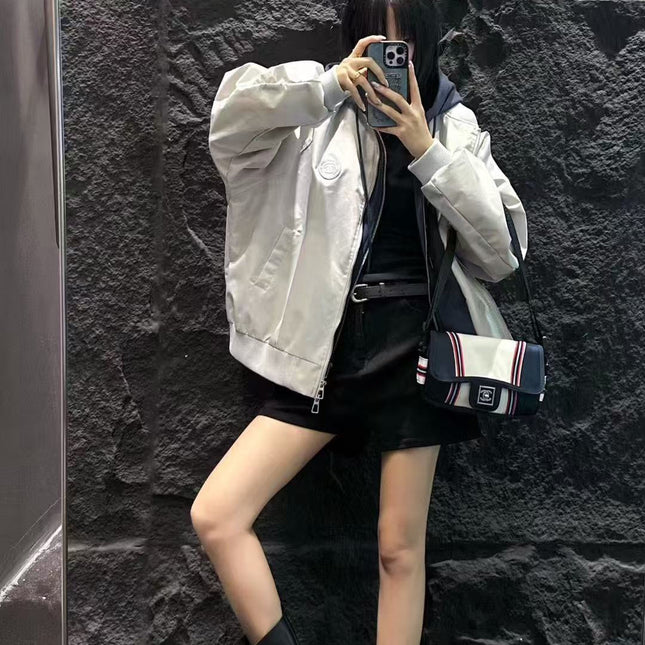 CHANEL 25S HOODED ZIP JACKET 382