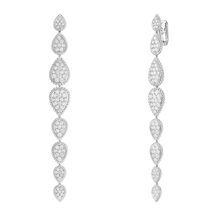 SERPENT BOHEME 8 MOTIFS DIAMONDS STUD EARRINGS