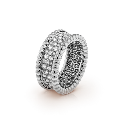 PERLEE 3 ROWS DIAMONDS RING