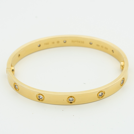 LOVE BRACELET 6.1MM 10 DIAMONDS