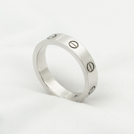 LOVE RING 4MM 1 DIAMOND