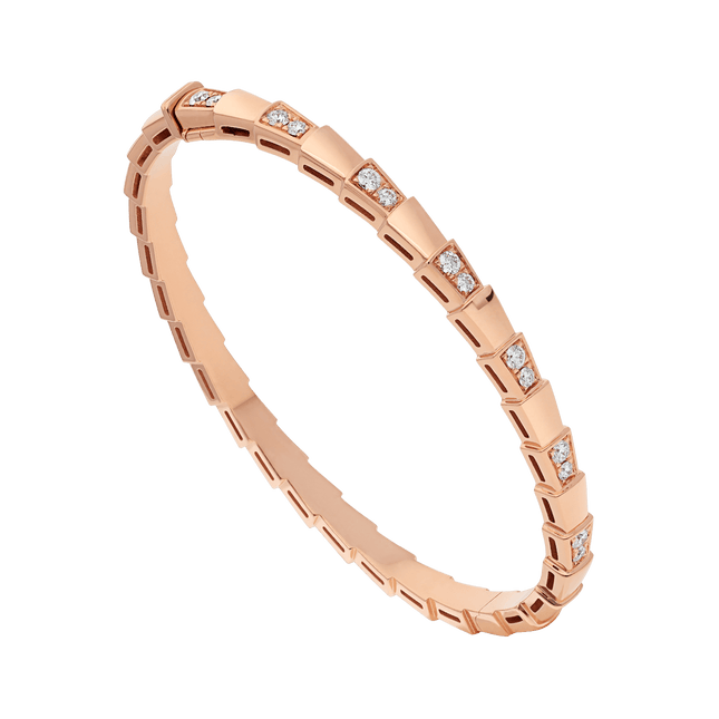 SERPENTI SMALL BRACELET PINK GOLD DIAMOND