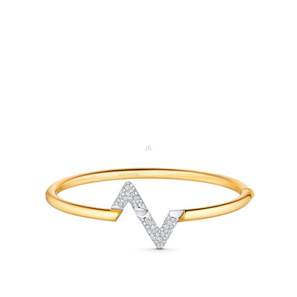 VOLTE UPSITE DOWN GOLD DIAMOND BRACELET