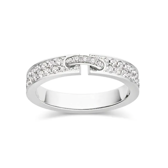 ALLIANCE LIENS ÉVIDENCE PAVED DIAMOND 4MM RING