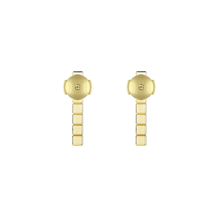 ICE CUBE GOLD DIAMONDS EARRINGS