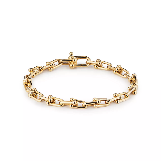 HARDWEAR SMALL LINK 26 MOTIF GOLD BRACELET