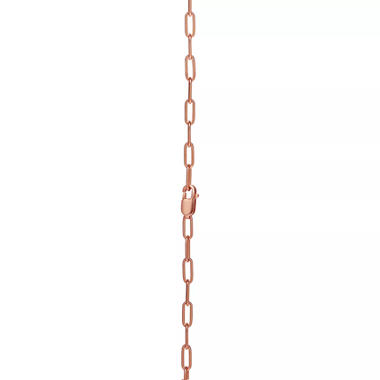 LOCK MEDIUM PENDANT PINK DIAMOND PINK GOLD NECKLACE