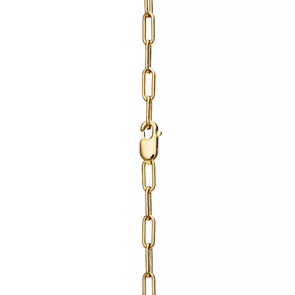 LOCK NECKLACE MEDIUM PENDANT GOLD PAVED DIAMONDS