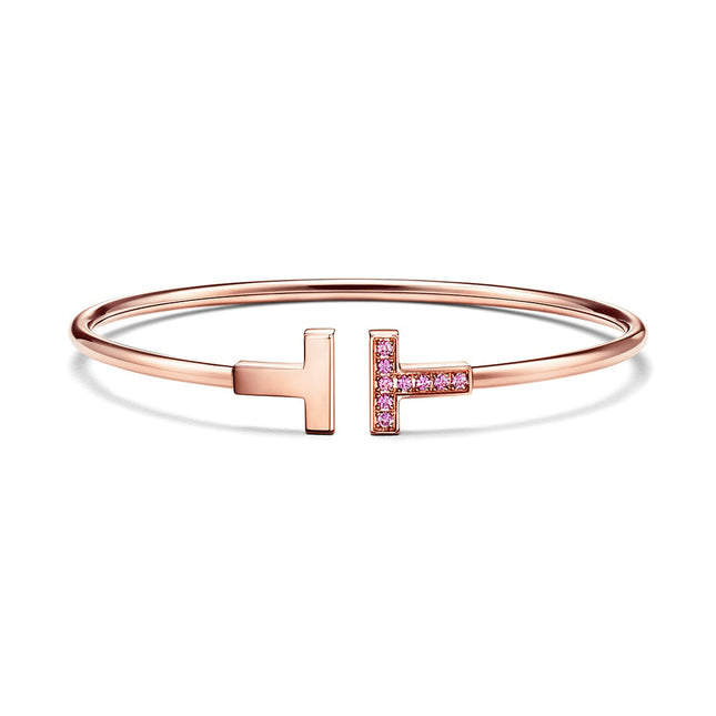 T PINK GOLD PINK DIAMOND BRACELET