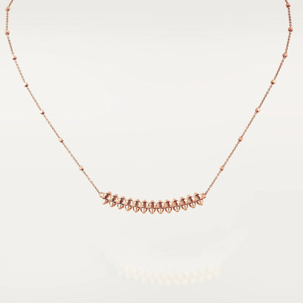 CLASH PINK GOLD NECKLACE