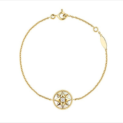 STAR DIAMOND MOP GOLD NECKLACE