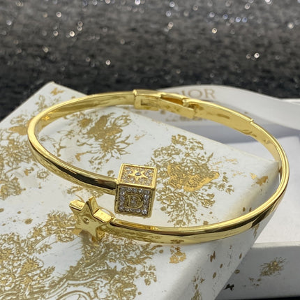 CD STAR BRACELET GOLD DIAMOND