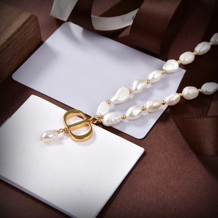 CD GOLD FULL PEARL NECKLACE