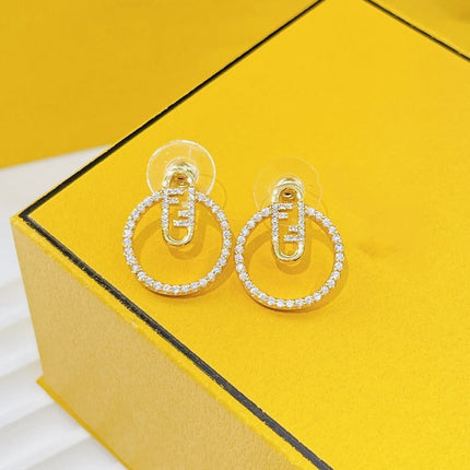 O’LOCK EARRINGS GOLD DIAMOND