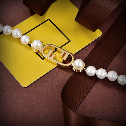 FF PEARL GOLD NECKLACE