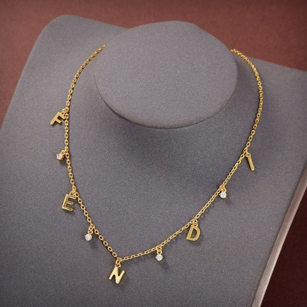 FEN GOLD DIAMOND NECKLACE