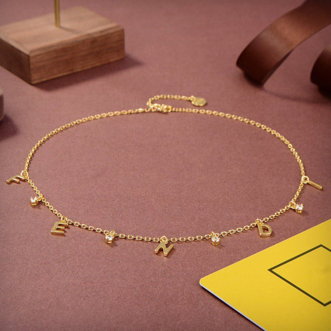 FEN GOLD DIAMOND NECKLACE