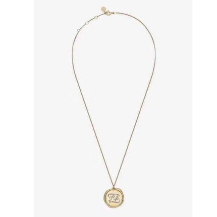 FF NECKLACE GOLD DIAMOND