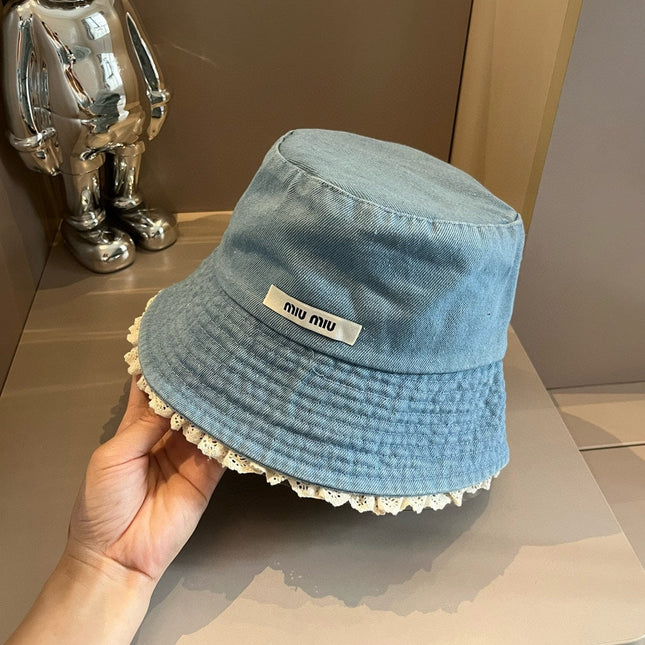 MIU DENIM FISHERMAN HAT MODEM 179574