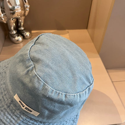 MIU DENIM FISHERMAN HAT MODEM 179574