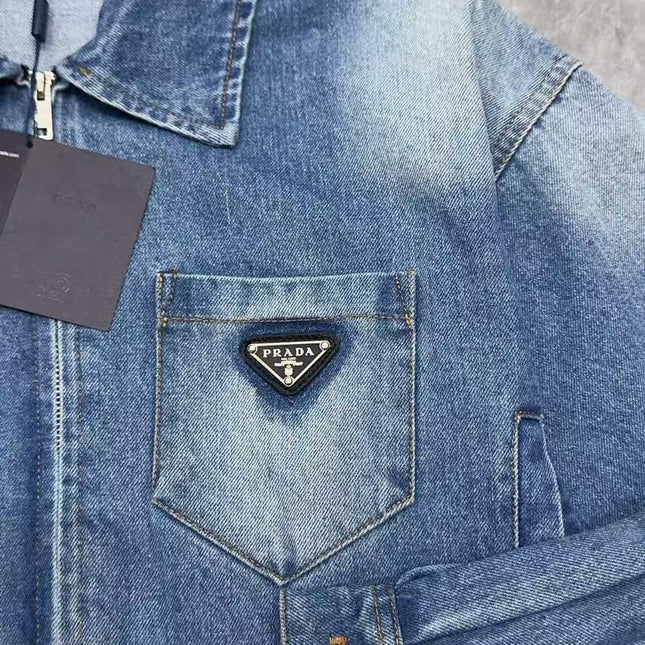 Pra Cropped Denim Jacket
