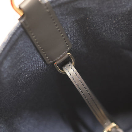 LARGE TOUJOURS 37 BLUE DENIM OBLIQUE JACQUARD