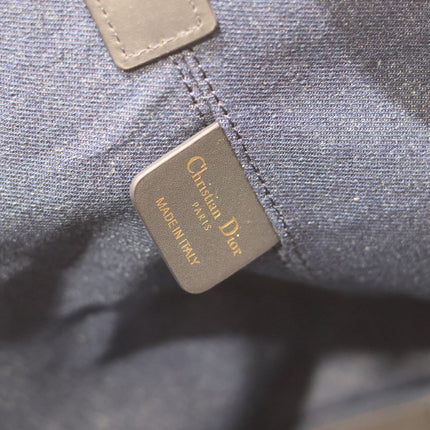 LARGE TOUJOURS 37 BLUE DENIM OBLIQUE JACQUARD