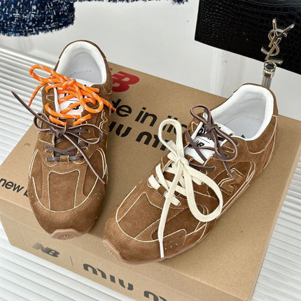 MIUMIU x NB BROWN Sneakers 530 SUEDE