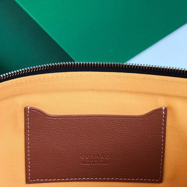 SENAT POCHETTE IN BLACK GOYARDINE CANVAS