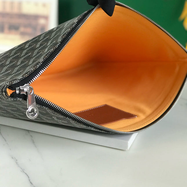 SENAT POCHETTE IN BLACK GOYARDINE CANVAS