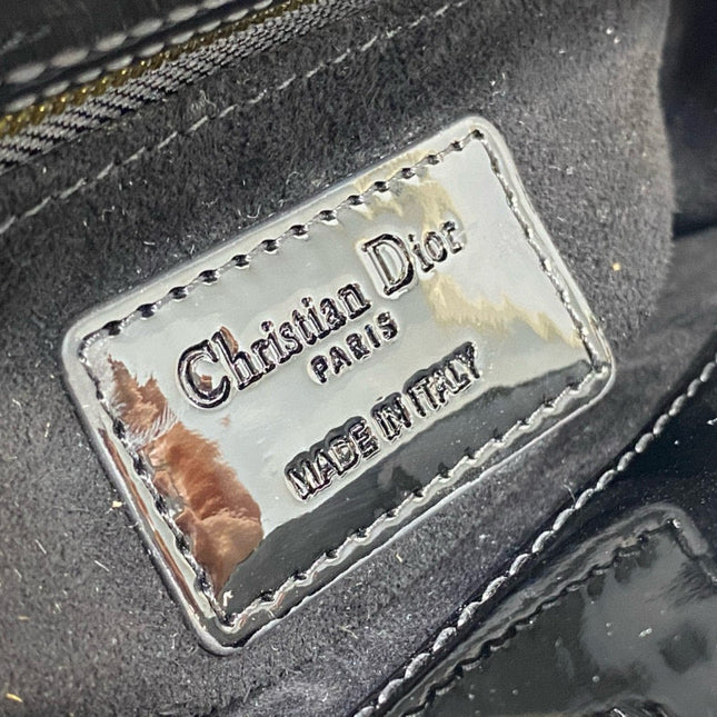 MINI 17 LADY BAG IN BLACK PATENT CALFSKIN