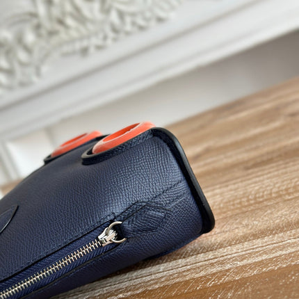 MINI BODIE ON WHEELS 20 IN DARK BLUE EPSOM LEATHER