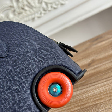 MINI BODIE ON WHEELS 20 IN DARK BLUE EPSOM LEATHER