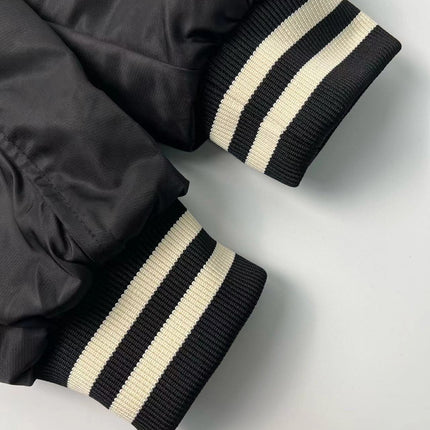 Celine Jackets C Logo Black White Mix Grey Cotton