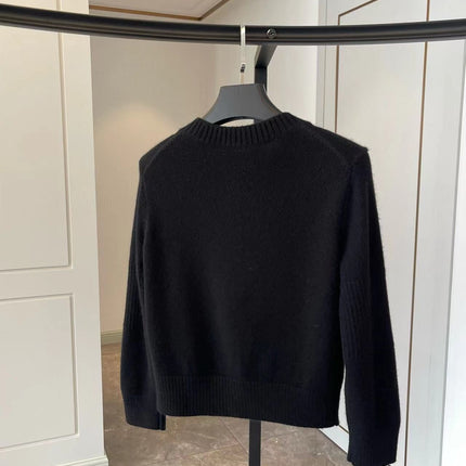Chanel Black Cashmere Knitted Cardigan