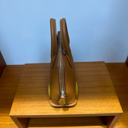 MINI BODIE ON WHEELS 18 IN SEPIA BROWN EPSOM LEATHER