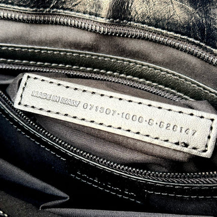 SMALL 30 LE CITY BAG IN BLACK LEATHER