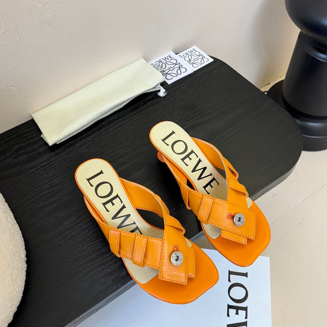 LOW TOY PANTA TOE SANDAL IN LAMBSKIN BRIGHT