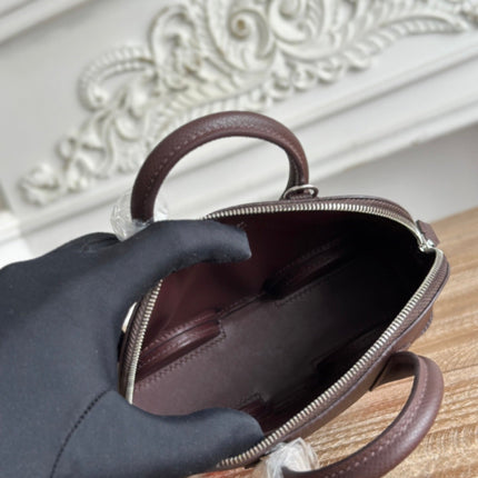 MINI BODIE ON WHEELS 20 IN DARK BROWN EPSOM LEATHER