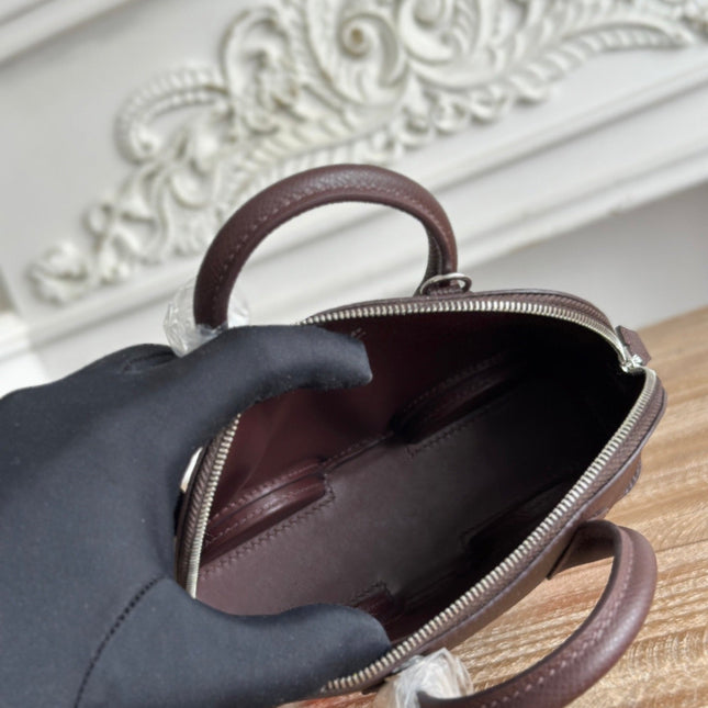 MINI BODIE ON WHEELS 20 IN DARK BROWN EPSOM LEATHER