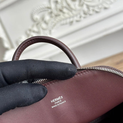 MINI BODIE ON WHEELS 20 IN DARK BROWN EPSOM LEATHER