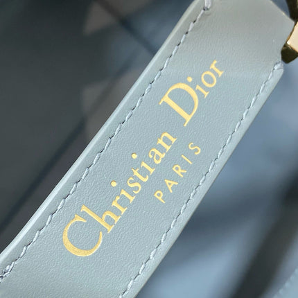 MINI TOUJOURS BUCKET BAG 18 IN GREY CANNAGE CALFSKIN