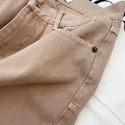 CD 25S STRAIGHT JEANS SMOKY PINK COTTON