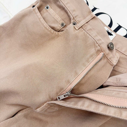 CD 25S STRAIGHT JEANS SMOKY PINK COTTON