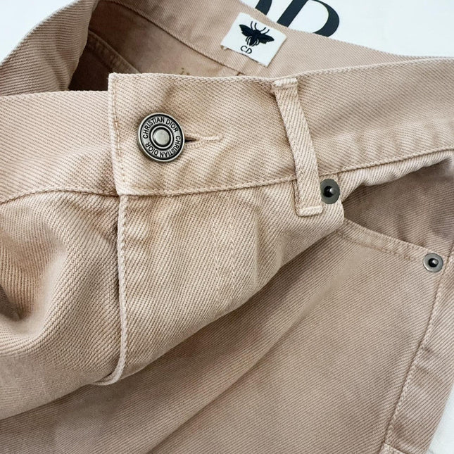 CD 25S STRAIGHT JEANS SMOKY PINK COTTON